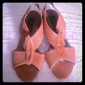 Everybody by BZ Moda tan sandals.